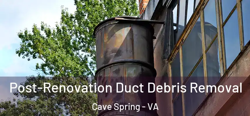  Post-Renovation Duct Debris Removal Cave Spring - VA